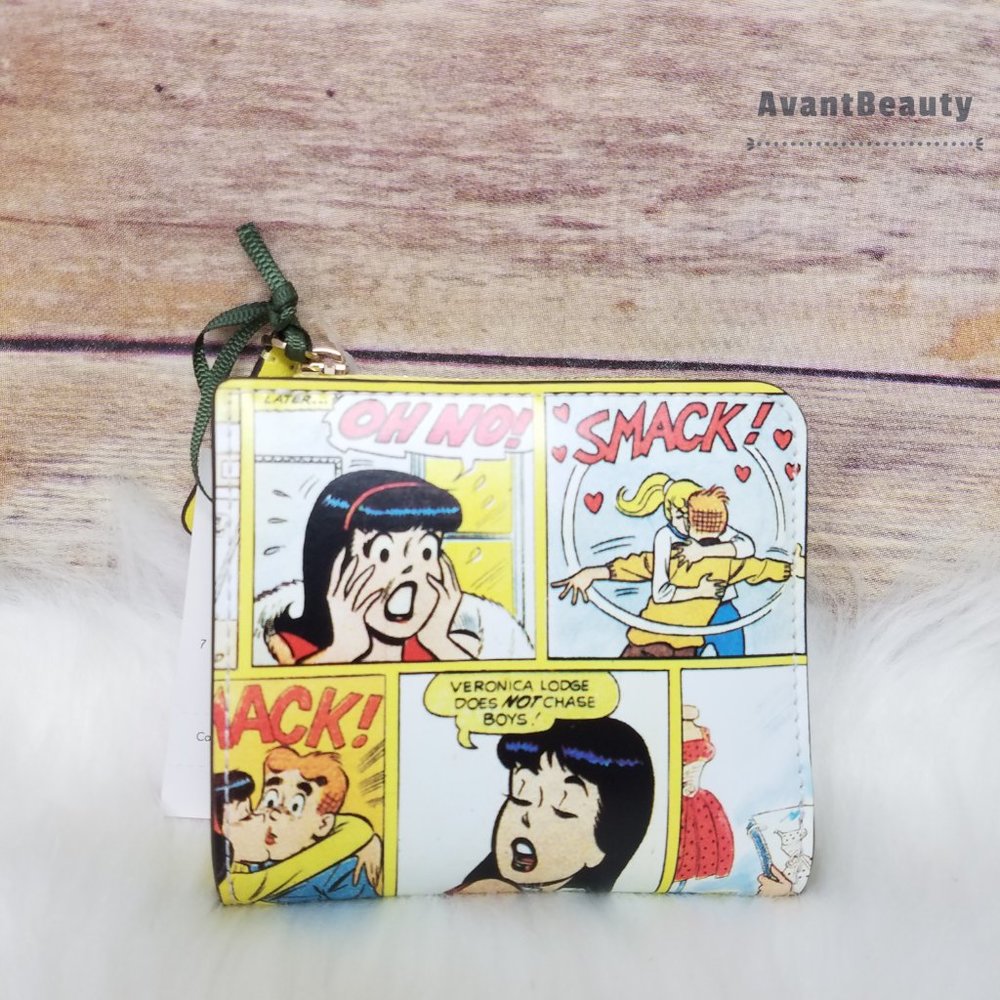 Kate Spade Archie Comics Small L Zip Bifold Wallet - Picture 3 of 9